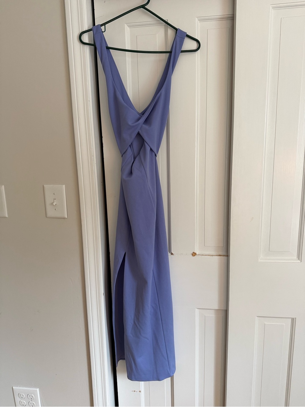Show Me Your MuMu Lavender Twist-Front Maxi Dress